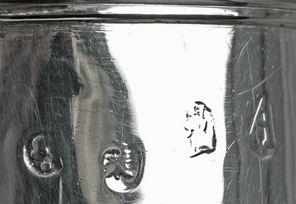 George I Silver Coffee Pot - Newdigate Family Armorial